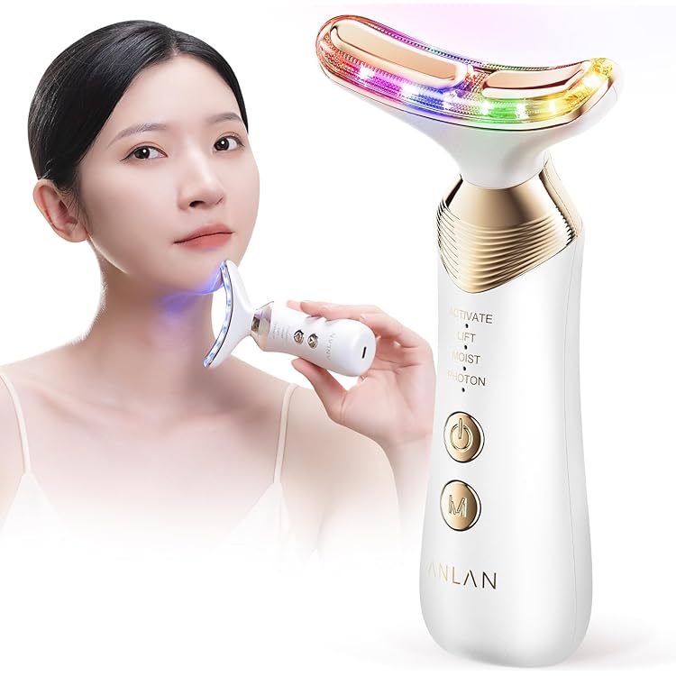 Amazon.co.jp: ANLAN 美顔器 かっさ リフトケア EMS 美顔ローラー 温熱